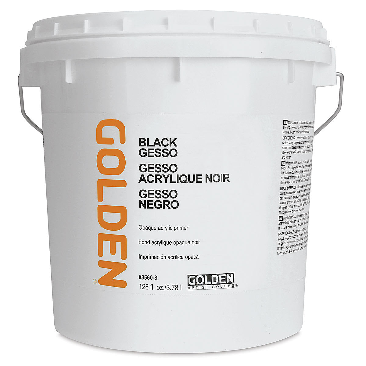 Gesso acrilico nero GOLDEN Black Gesso