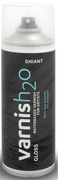 GHIANT H2O vernice finale spray BRILLANTE - 400ml
