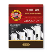 Gioconda Set di bastoncini di carbone bianco