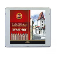 Gioconda Set di matite pastello in latta / 48 pezzi