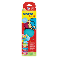 GIOTTO BE-BE pasta per modellare morbida con glitter 3 x 100 g