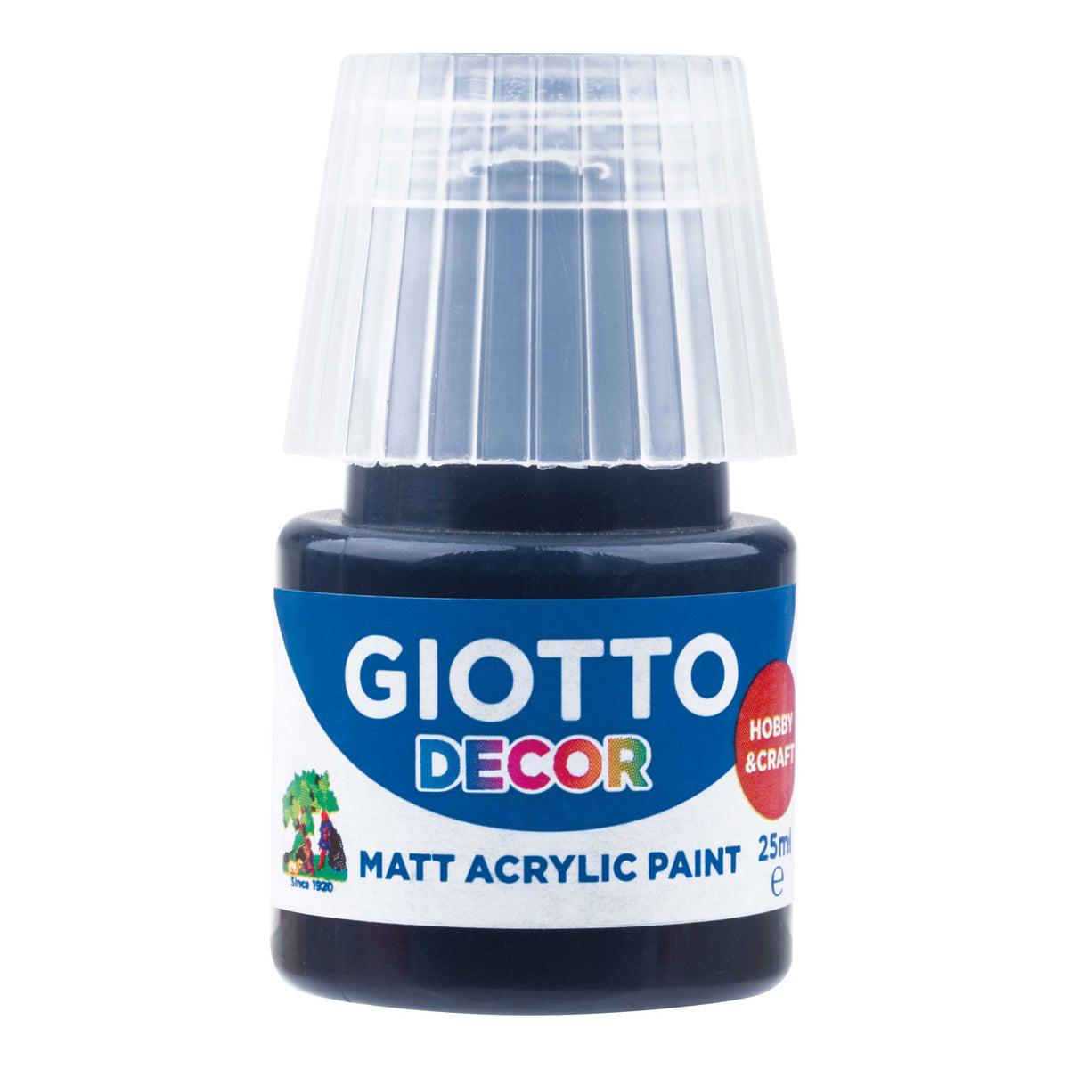 Giotto Decor colore acrilico opaco 25 ml – nero