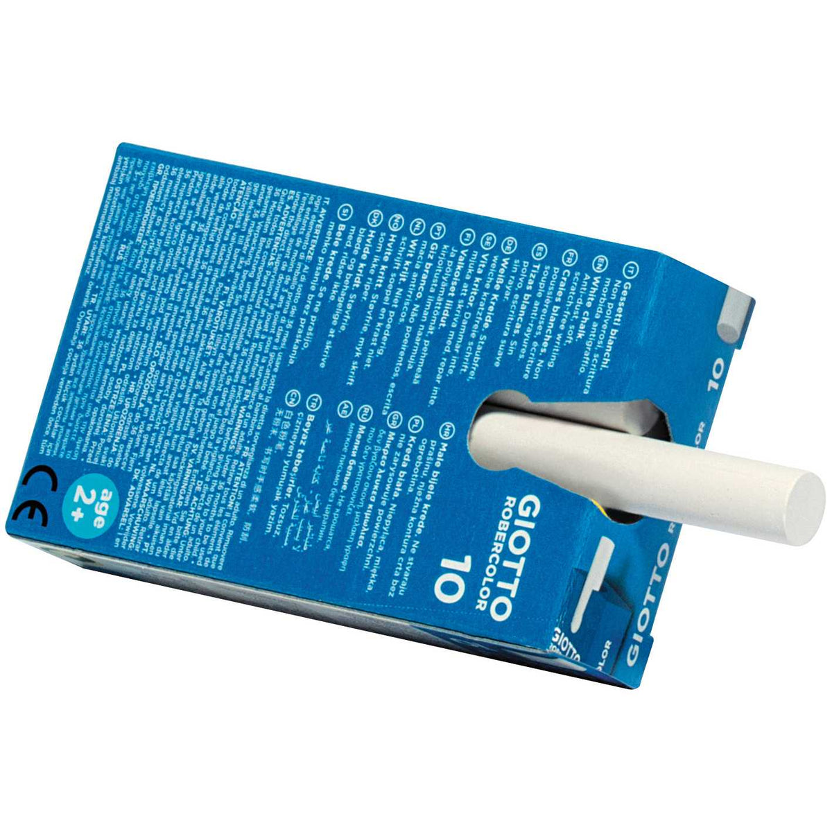Gessetti bianchi antipolvere GIOTTO Robercolor 10 pz