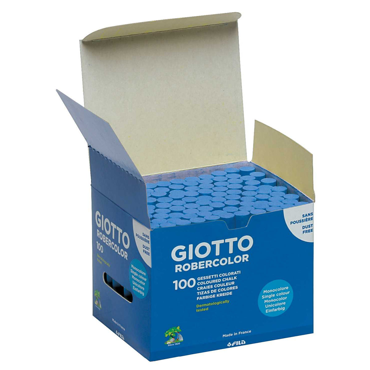 Gessi antipolvere GIOTTO Robercolor 100 pz – blu
