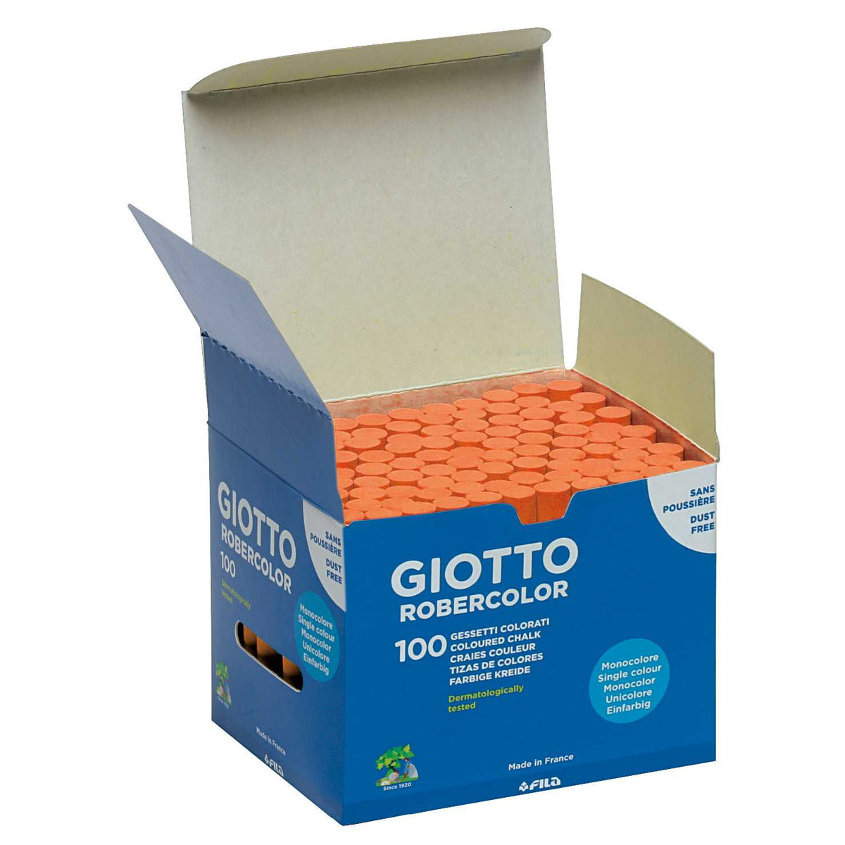 Gessi antipolvere GIOTTO Robercolor 100 pz – arancione
