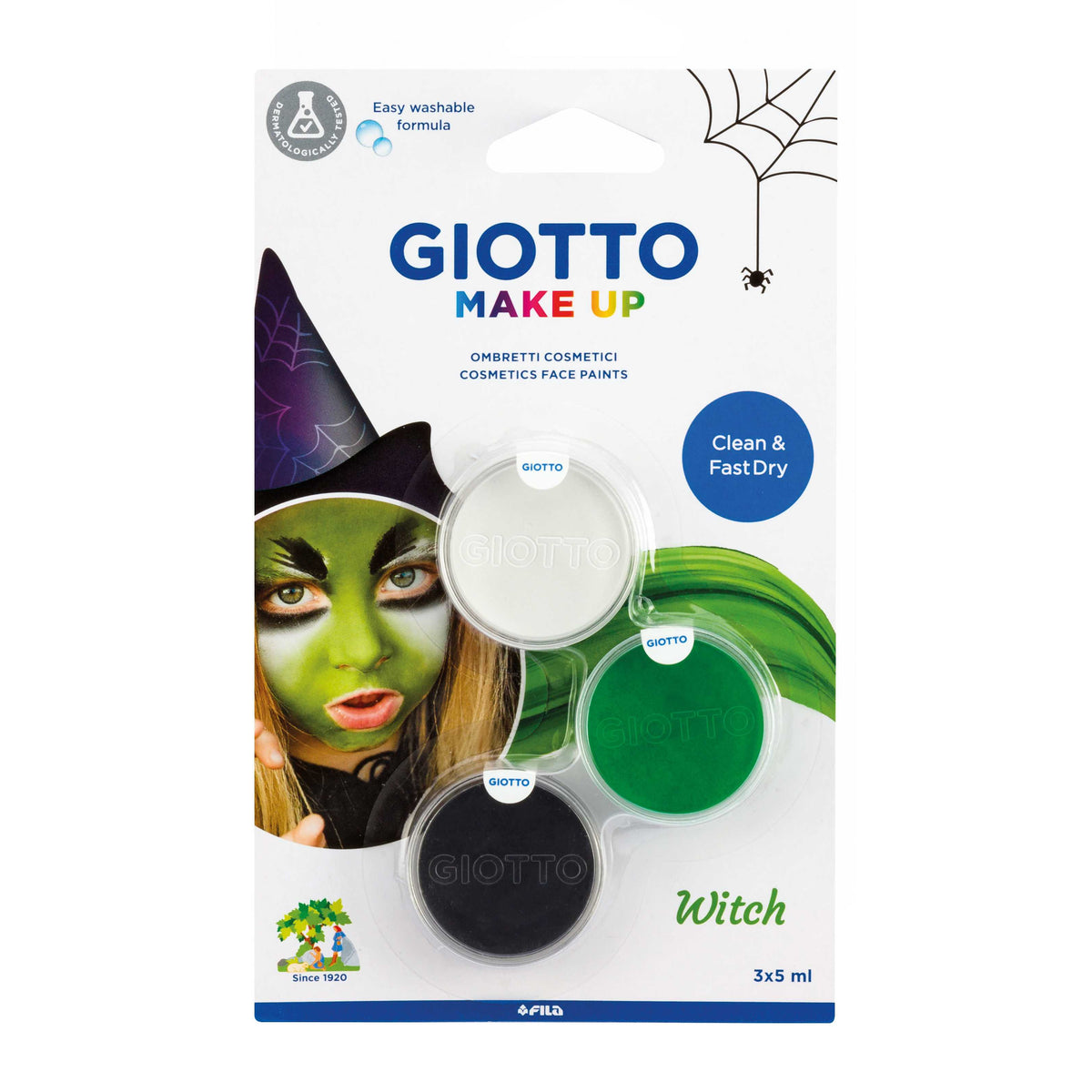 GIOTTO set di colori per il viso Strega 3 x 5 ml
