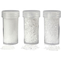Glitter bianchi - set da 3 pezzi — immagine 5