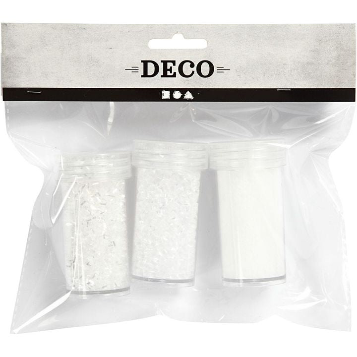 Glitter bianchi - set da 3 pezzi — immagine 1