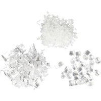 Glitter bianchi - set da 3 pezzi — immagine 2