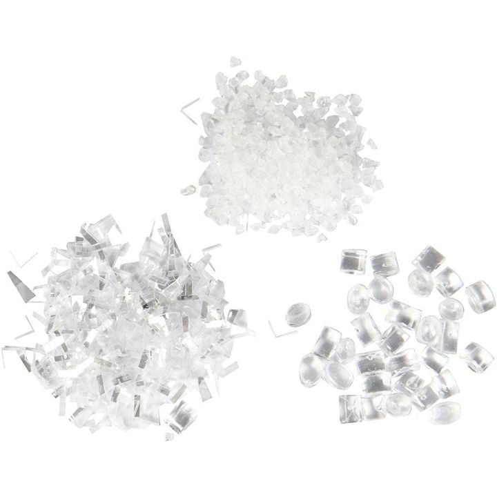Glitter bianchi - set da 3 pezzi — immagine 2