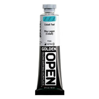 GOLDEN OPEN Vernice acrilica ad asciugatura lenta 59 ml – 7145 Verde cobalto