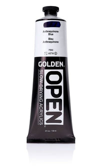 GOLDEN OPEN Vernice acrilica ad asciugatura lenta 148 ml – 7005 Blu antrachinone