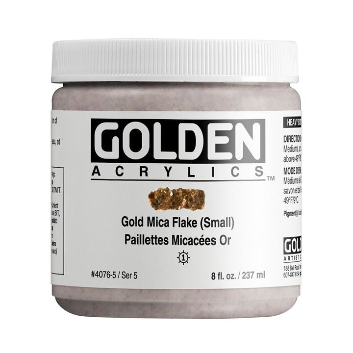 GOLDEN Vernice acrilica a scaglie di mica per corpi pesanti – 4075 nero granulare
