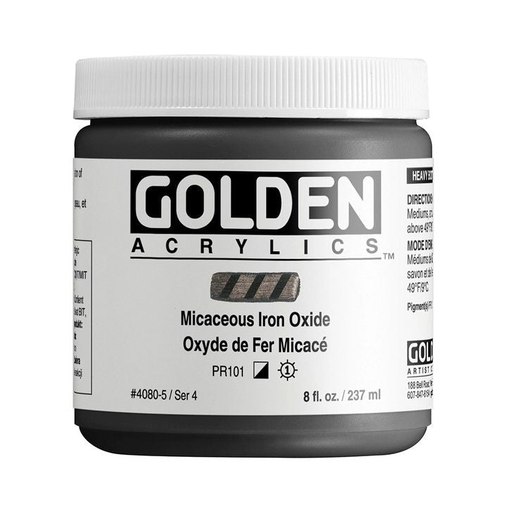 GOLDEN Vernice acrilica all'ossido di ferro micaceo 118 ml | Vari colori
