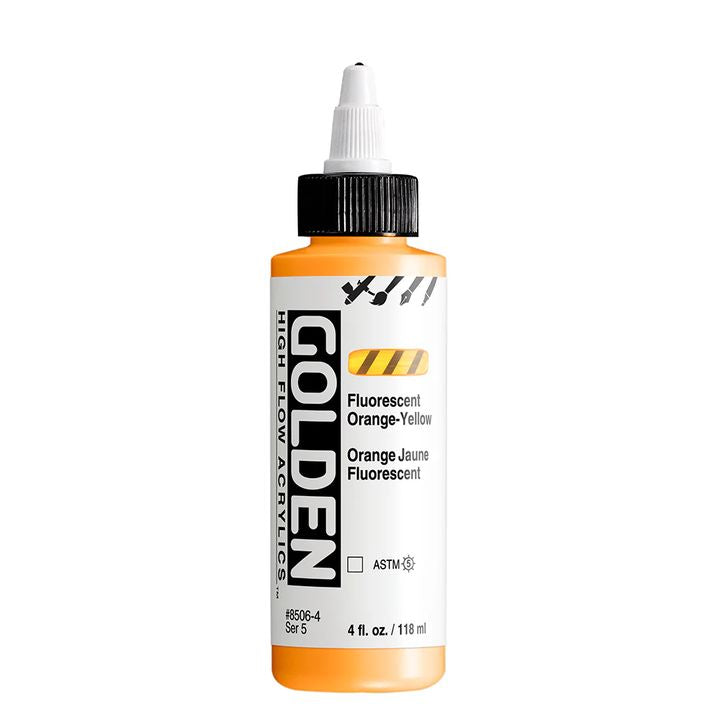 GOLDEN Vernice acrilica fluorescente ad alto flusso 118 ml – 8505 Magenta