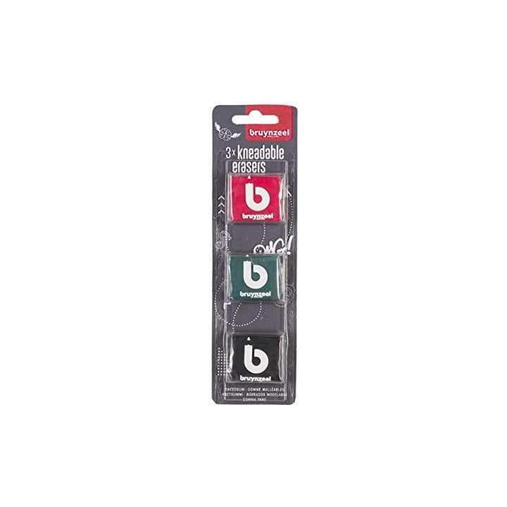 Gomma di plastica Bruynzeel Holland / set di 3 pezzi