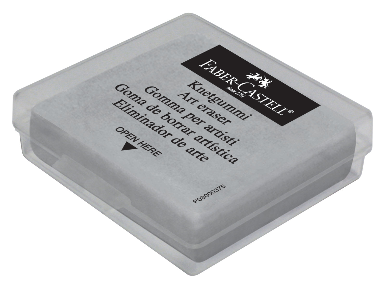Gomma modellabile grigio in astuccio di plastica #127220