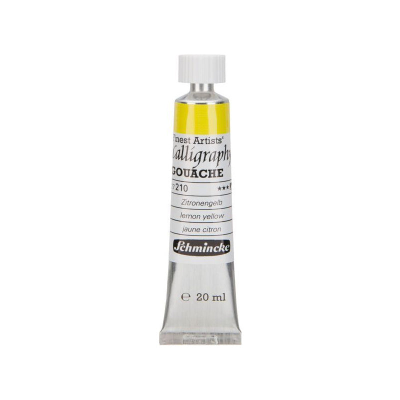 Gouache per calligrafia Schmincke Calligraphy Gouache 20 ml – 210 Giallo limone
