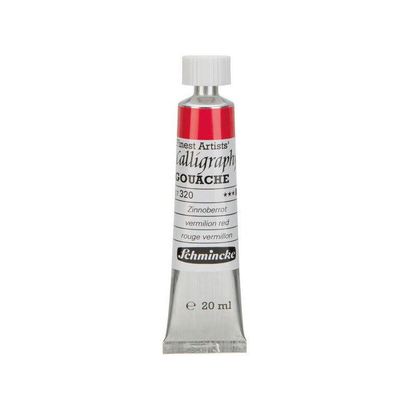 Gouache per calligrafia Schmincke Calligraphy Gouache 20 ml – 320 Rosso vermiglione