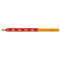 Matita in grafite Faber-Castell Jumbo Grip – rosso