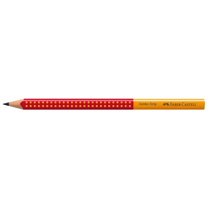Matita in grafite Faber-Castell Jumbo Grip – rosso