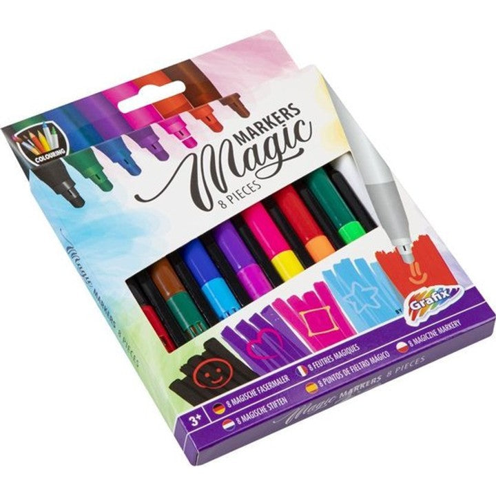 GRAFIX Set di pennarelli magici da 8 pezzi