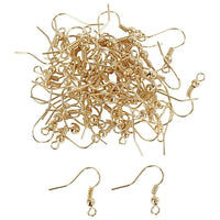 Ganci per orecchini, 100 pezzi – Oro