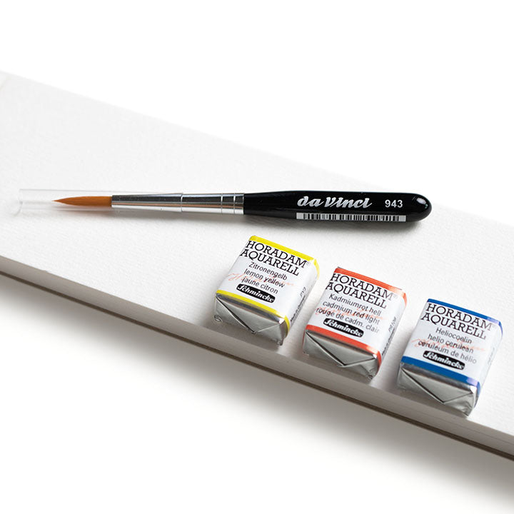 Hahnemühle - Schmincke - Set di pittura con segnalibro Da Vinci