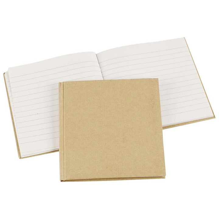 Quaderno marrone 14 x 14 cm | varie varianti - senza incisione