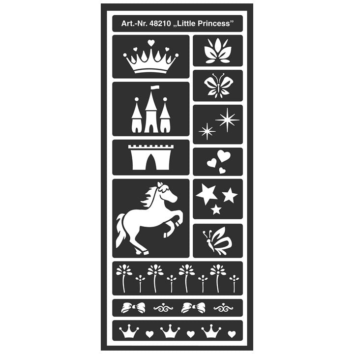 Home Design Stencil Piccola Principessa
