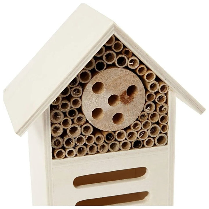 Hotel per insetti e farfalle in legno - 18 cm