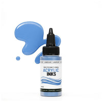 Inchiostro acrilico concentrato | Varie tonalità - Blu fumo