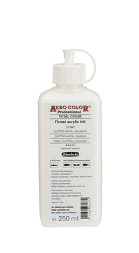 Inchiostro acrilico Schmincke AERO COLOR Professional 250 ml – 101 Bianco SUPRA, opaco