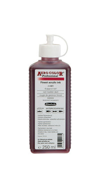 Inchiostro acrilico Schmincke AERO COLOR Professional 250 ml – 301 Lacca di garanza scura