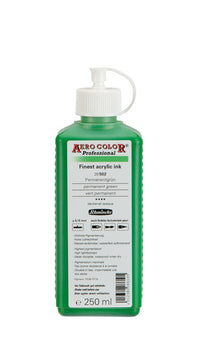 Inchiostro acrilico Schmincke AERO COLOR Professional 250 ml – 502 Verde permanente