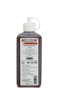 Inchiostro acrilico Schmincke AERO COLOR Professional 250 ml – 604 Terra di Siena bruciata