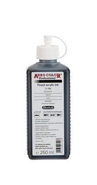 Inchiostro acrilico Schmincke AERO COLOR Professional 250 ml – 702 Nero