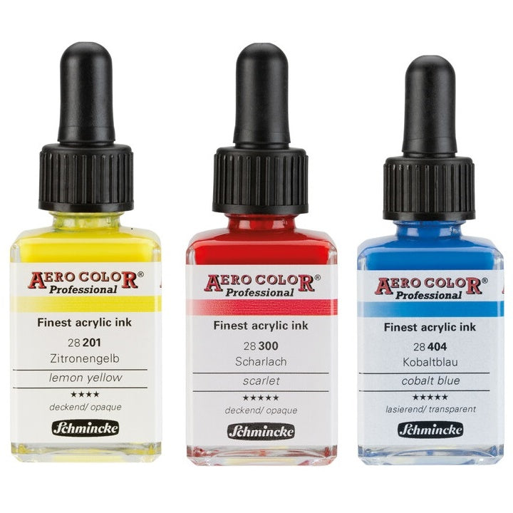 Inchiostro acrilico Schmincke AERO COLOR Professional Standard 28 ml – 100 Bianco Trasparente