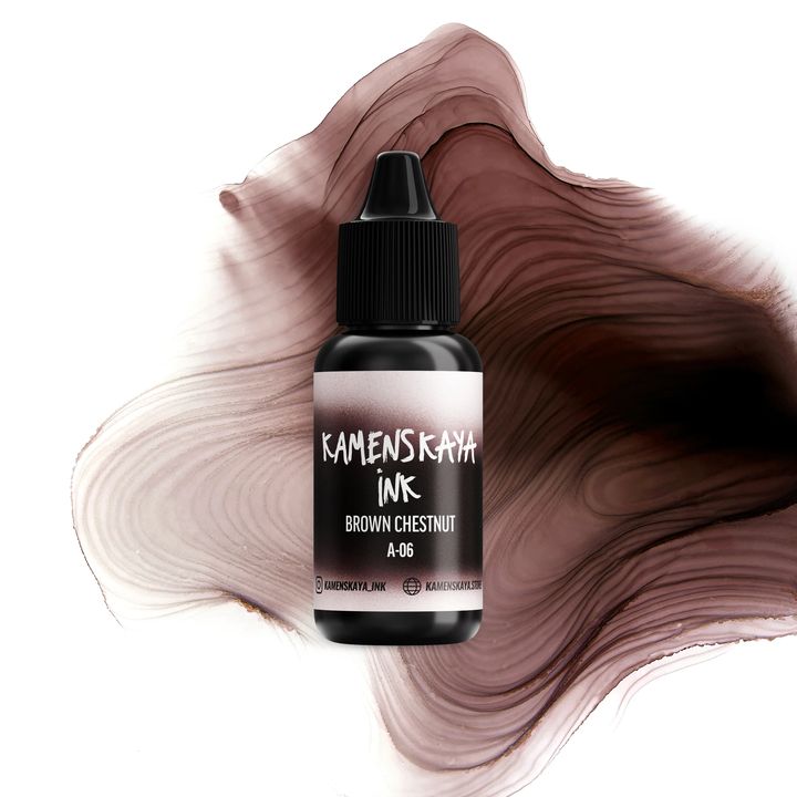Inchiostro ad alcool KAMENSKAYA A-LINE 15ml | diverse tonalità - castagno