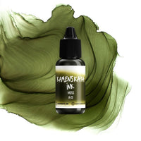 Inchiostro ad alcool KAMENSKAYA A-LINE 15ml | diverse tonalità - muschio