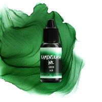 Inchiostro ad alcool KAMENSKAYA A-LINE 15ml | diverse tonalità - verde