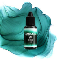 Inchiostro ad alcool KAMENSKAYA A-LINE 15ml | diverse tonalità - smeraldo