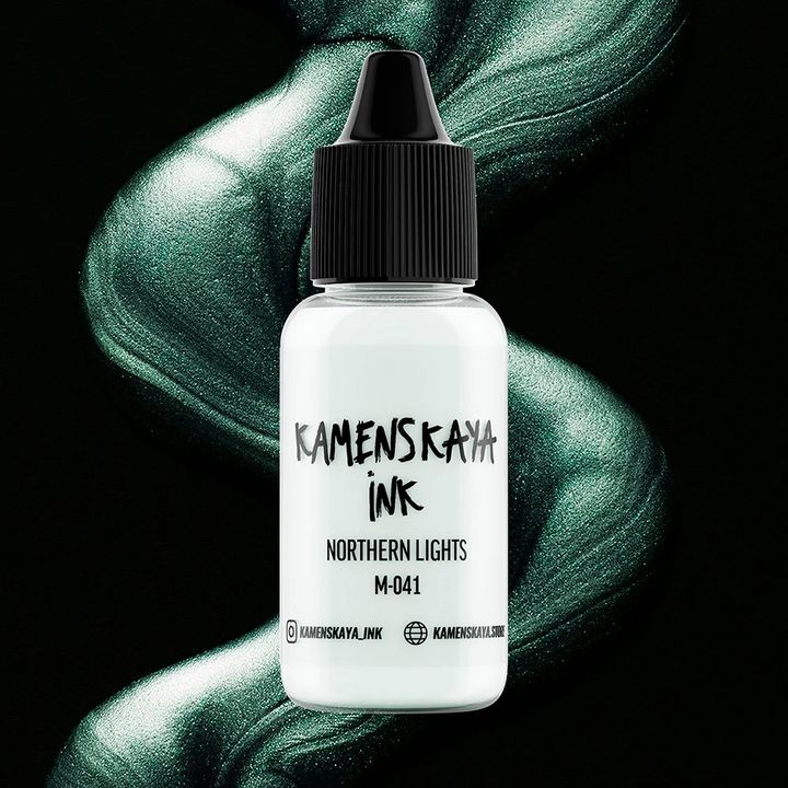 Inchiostro ad alcool KAMENSKAYA NACRE CHAMELEONS 15ml – M-041 Aurora Boreale