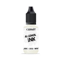 Inchiostro colorato a base di alcol CERNIT 20 ml | Varie tonalità - 010 bianco