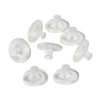 Inserti in gomma per orecchini da 10 mm - 10 paia