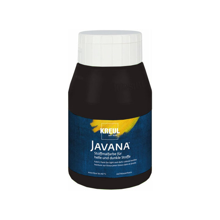 Javana colore per tessuti chiari e scuri 500 ml – 61 Black