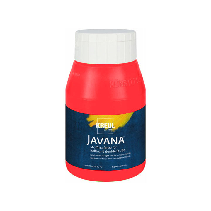 Javana colore per tessuti chiari e scuri 500 ml – 63 Red