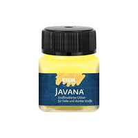 Javana Glitter Textile Paint 20ml | Varie tonalità - giallo sole