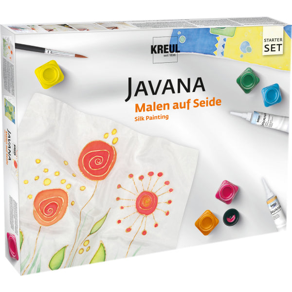 JAVANA set pittura su seta - Tutto il mondo della pittura su seta