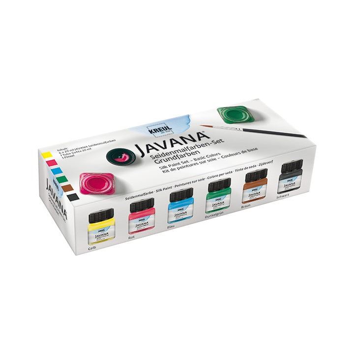 JAVANA Silk Paint Set - Colori base